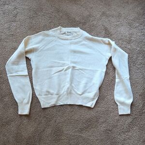 TNA Cream Crew Neck Sweater